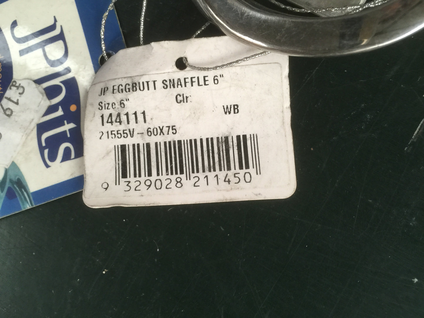 Bit Eggbutt Jointed Curved 6" 3878945 JP