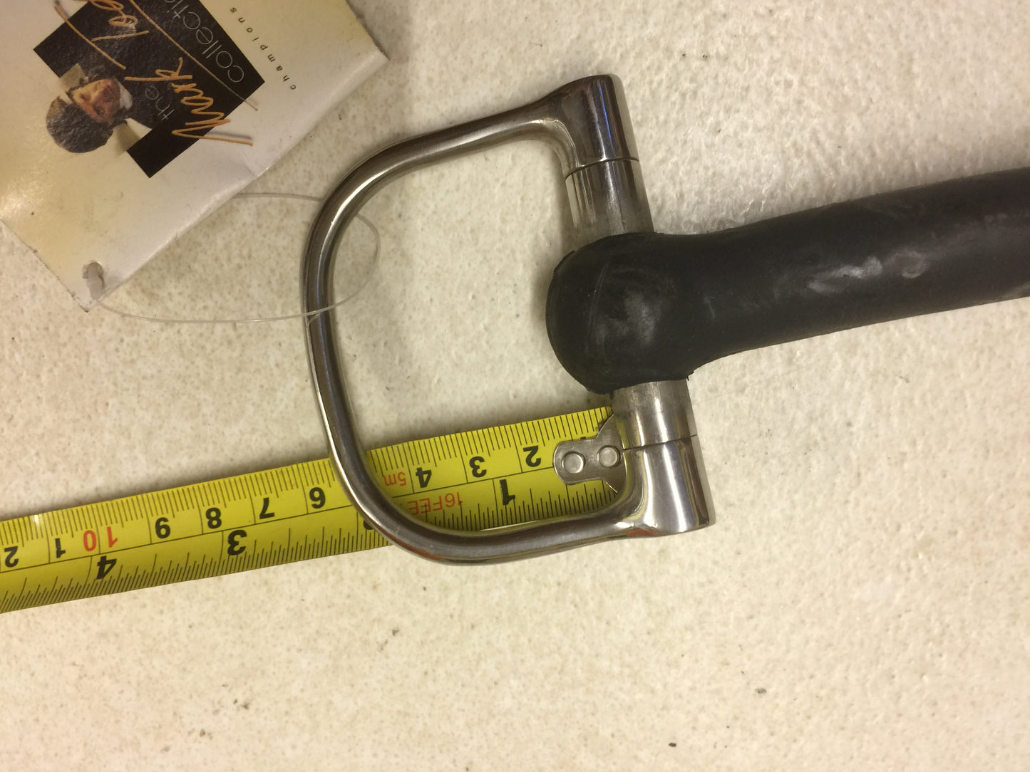 Horse Bit 5" D Ring Bendy Rubber Mullen Mark Todd 3828 12.5cm