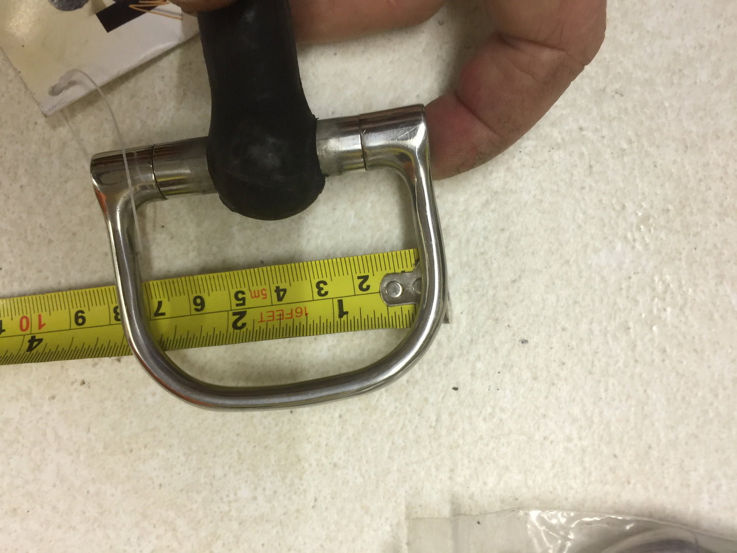 Horse Bit 5" D Ring Bendy Rubber Mullen Mark Todd 3828 12.5cm