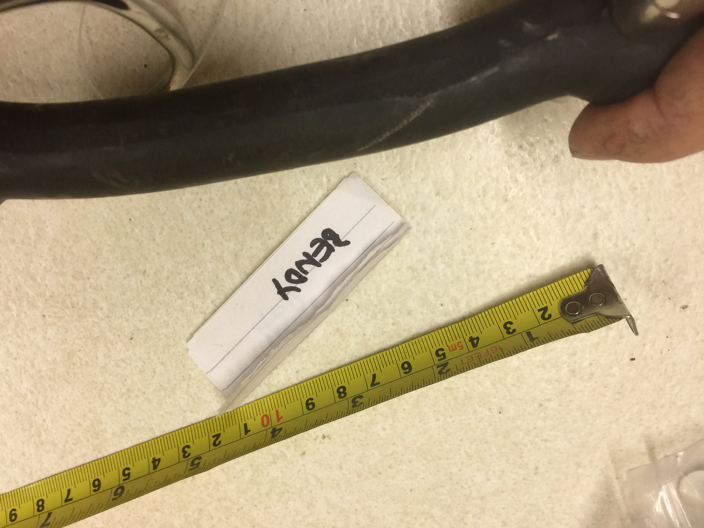 Horse Bit 5" D Ring Bendy Rubber Mullen Mark Todd 3828 12.5cm