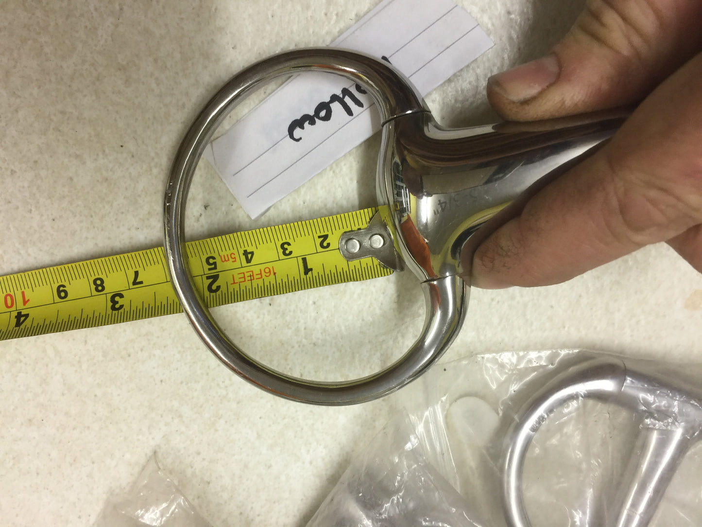 Horse Bit 5 3/4" Eggbut Jointed Hollow Lozenge Link Mark Todd 888073 14.5cm