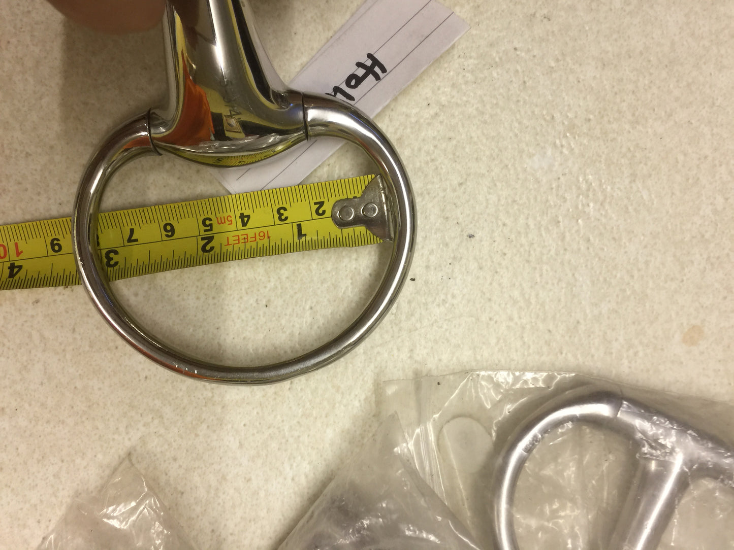 Horse Bit 5 3/4" Eggbut Jointed Hollow Lozenge Link Mark Todd 888073 14.5cm