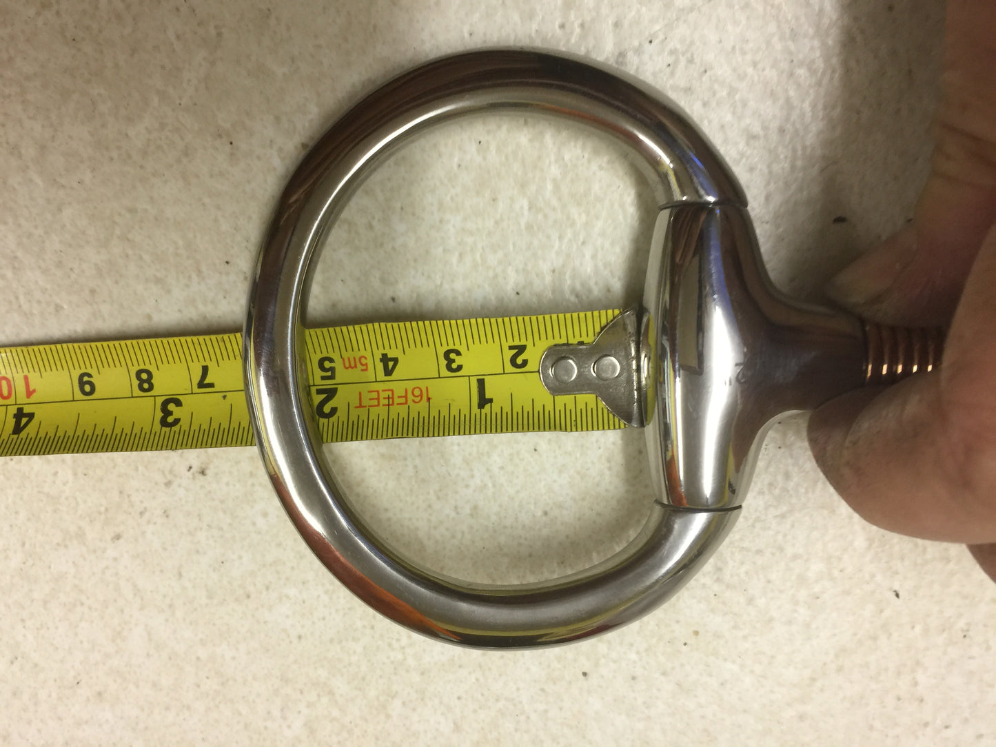 Horse Bit 5" Eggbut Jointed Twisted Copper Mark Todd 3832 12.5cm