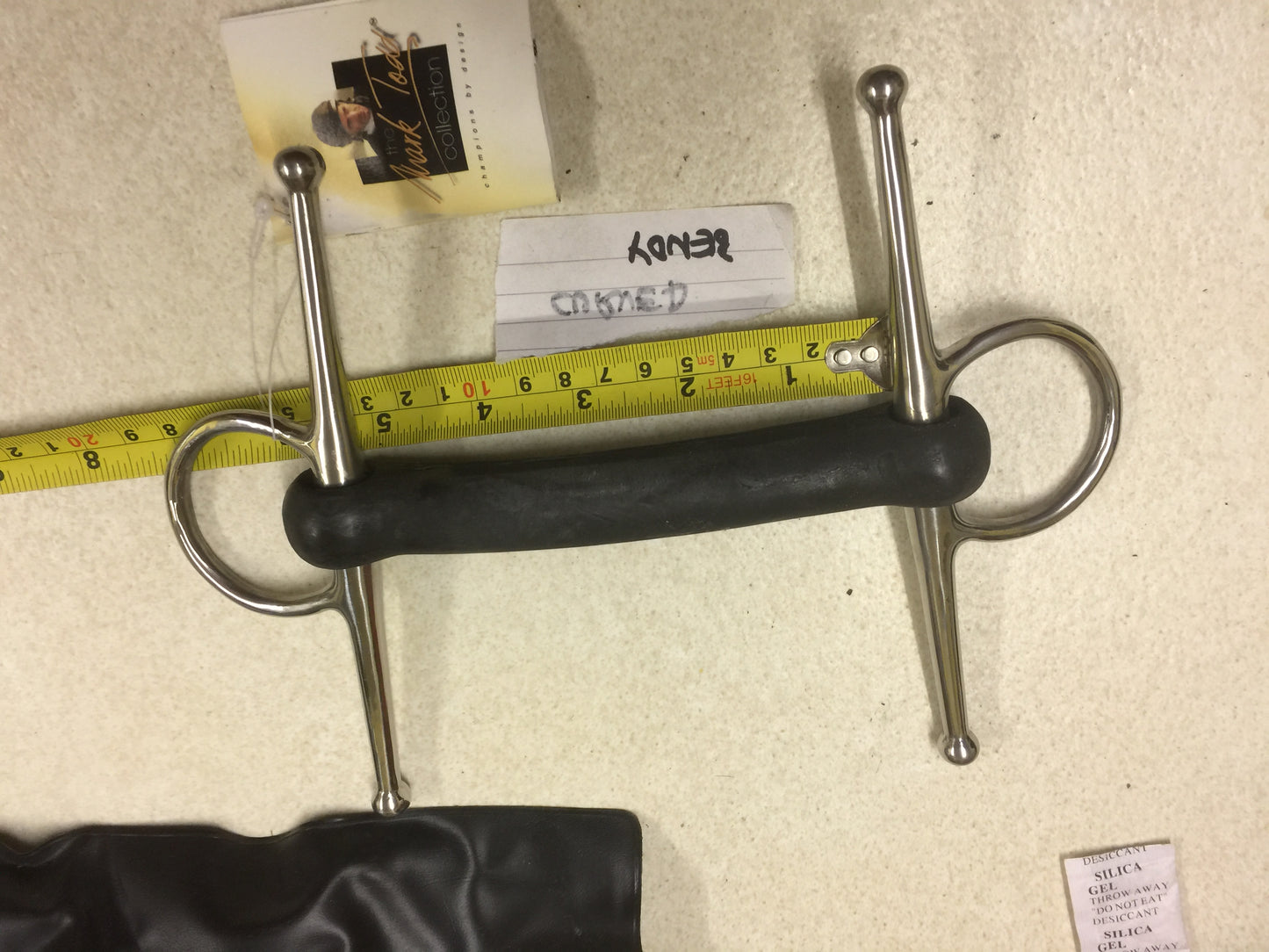Horse Bit 5" Full Cheek Bendy Rubber Mullen Mark Todd 3867 12.5cm