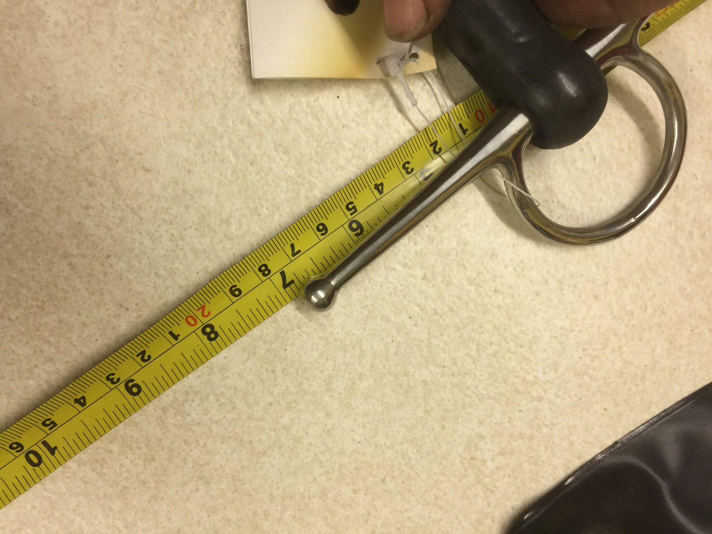 Horse Bit 5" Full Cheek Bendy Rubber Mullen Mark Todd 3867 12.5cm