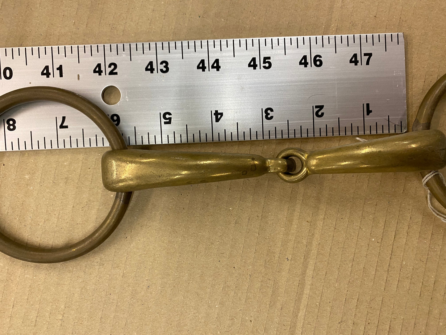 Bit Loose Ring Jointed 5.5" Brass type 3879618 no labels