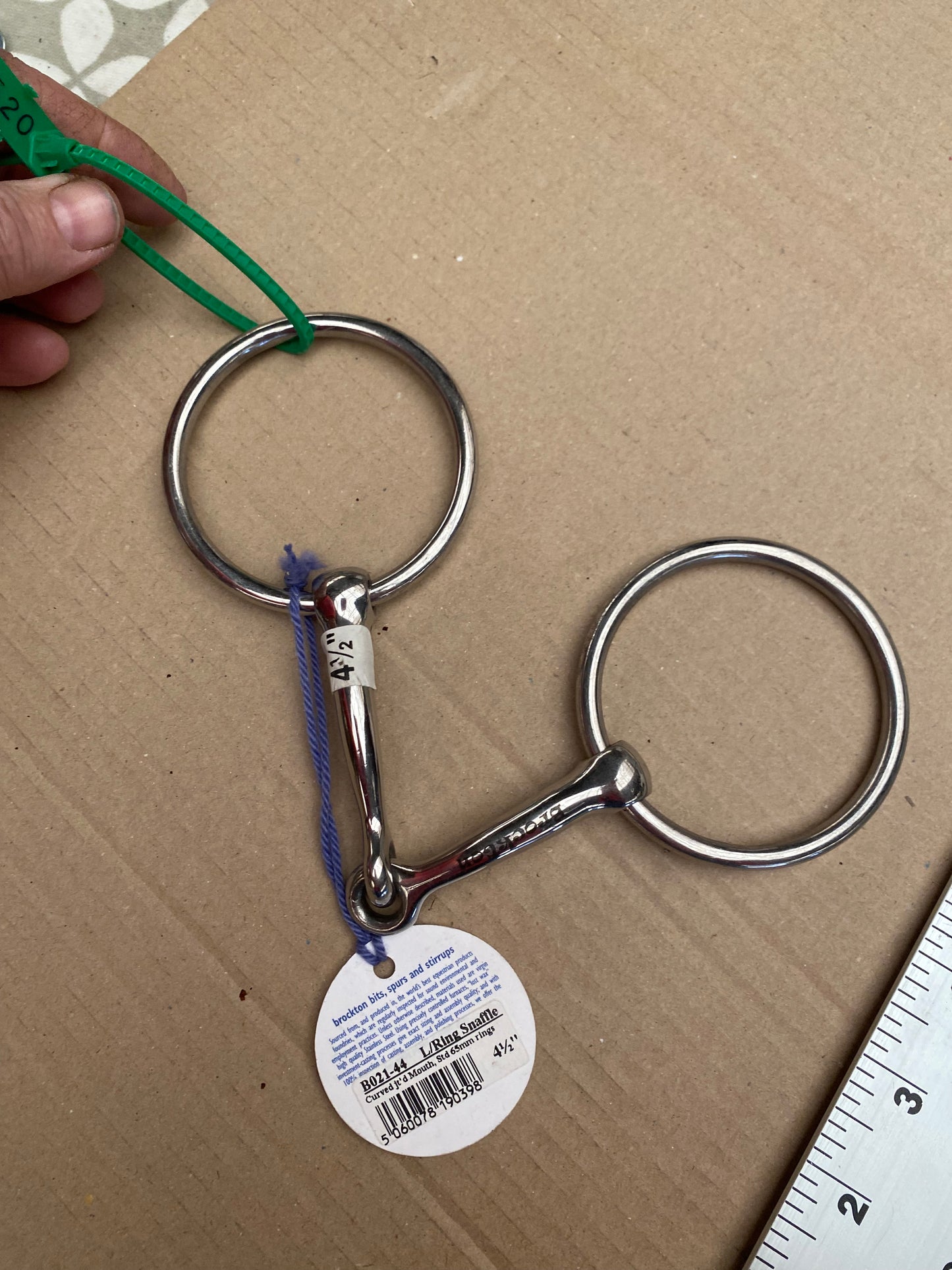 Bit Loose Ring Jointed 4.5” 3879531 3879520 Brockton BO21-44