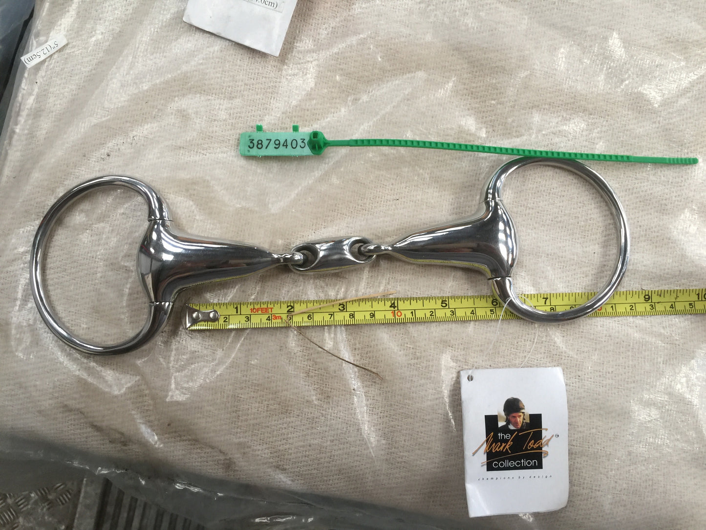 Horse Bit 5 3/4" Eggbut Jointed Lozenge Link Mark Todd 3833 14.5cm
