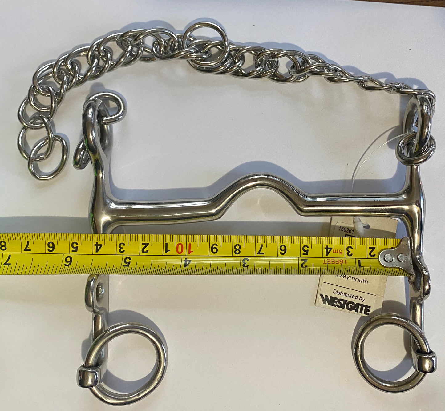 Horse Bit 5" Tom Thumb Weymouth Fixed Westgate 40TTW