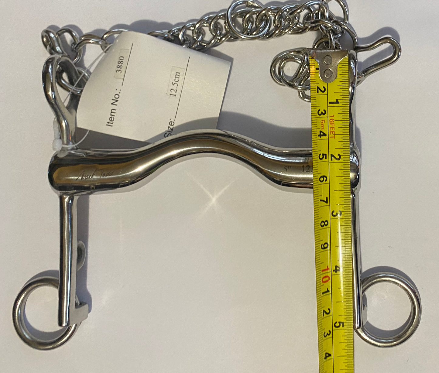 Horse Bit 5" Weymouth Fixed Cheek Mark Todd 3880 12.5cm