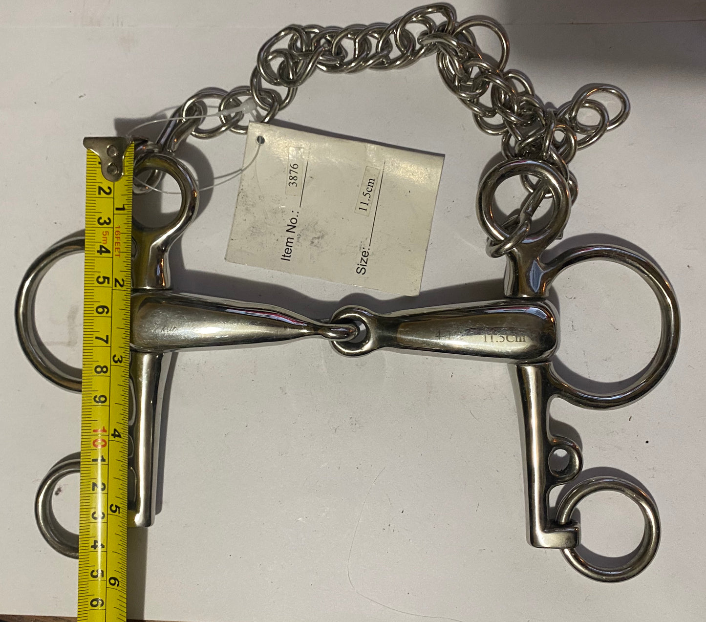 Horse Bit 4.5" Pelham Jointed Mark Todd 3876 11.5cm