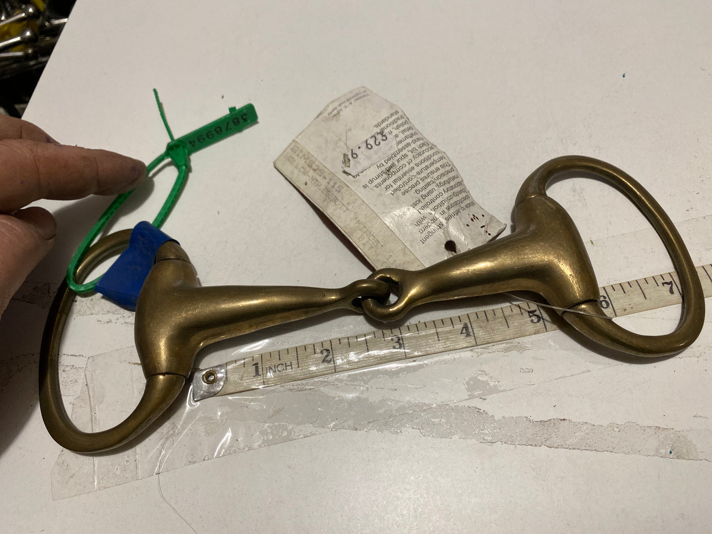 Bit Eggbutt Jointed 4.5" Solid minos 3878994 Hollow Mouth