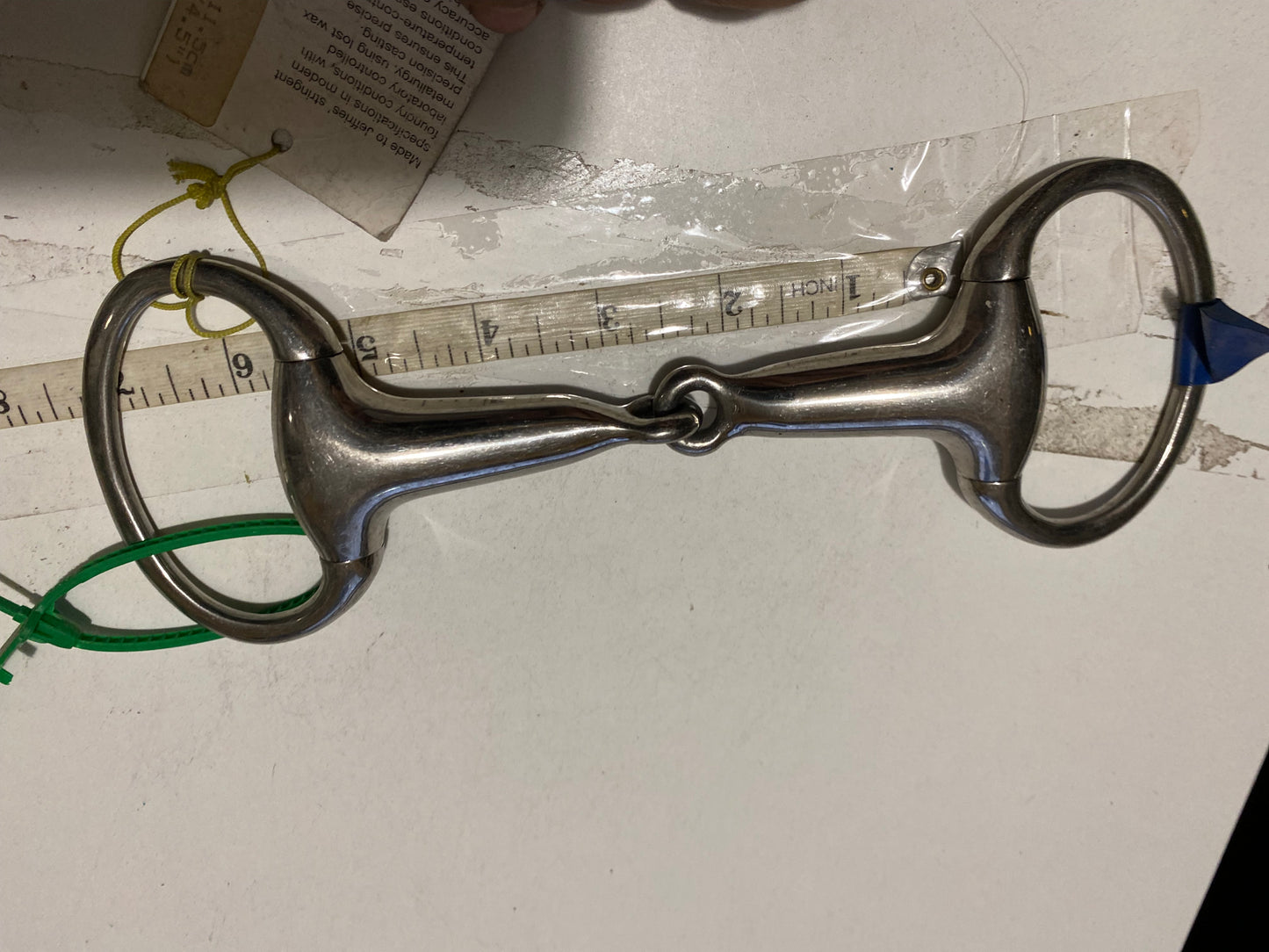 Bit Eggbutt Jointed 4.5" Hollow Mouth Thick 3878913 930