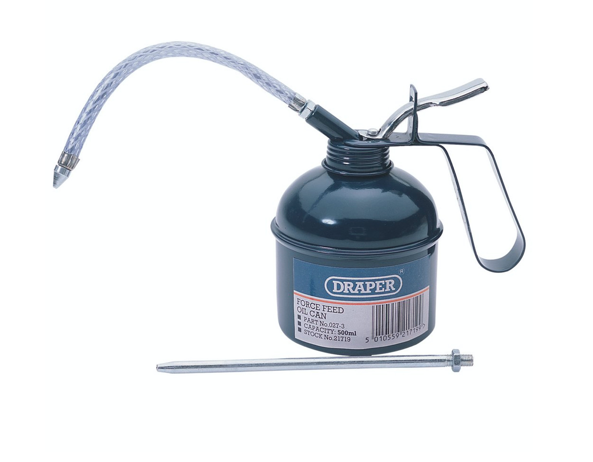 Draper Force Feed Oil Can 500ml. W1C3