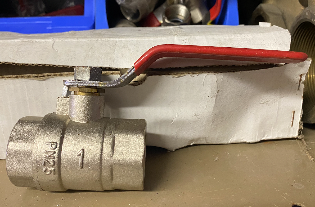 Z Air Pro & Other Makes Brass Ball Lever Valve Red Blue Green Handles