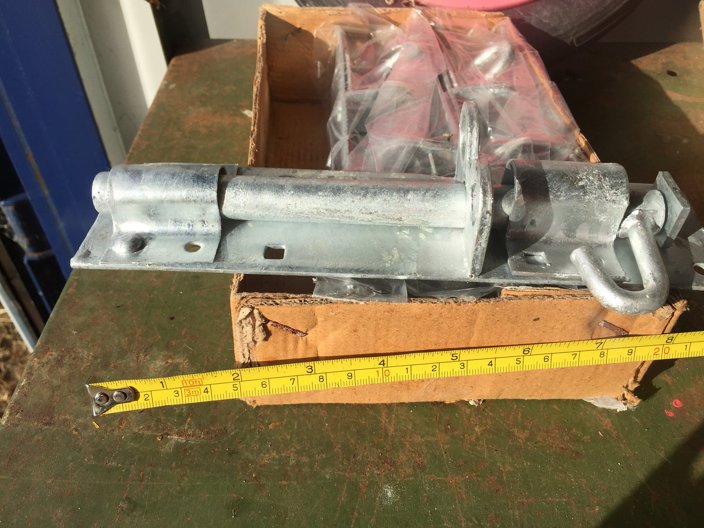 Eliza Tinsley Brenton Bolt 8" x 5/8" Galvanised ET4209182. locC1LB2