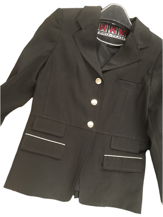 HKM 140cm Childs Black Show Jacket