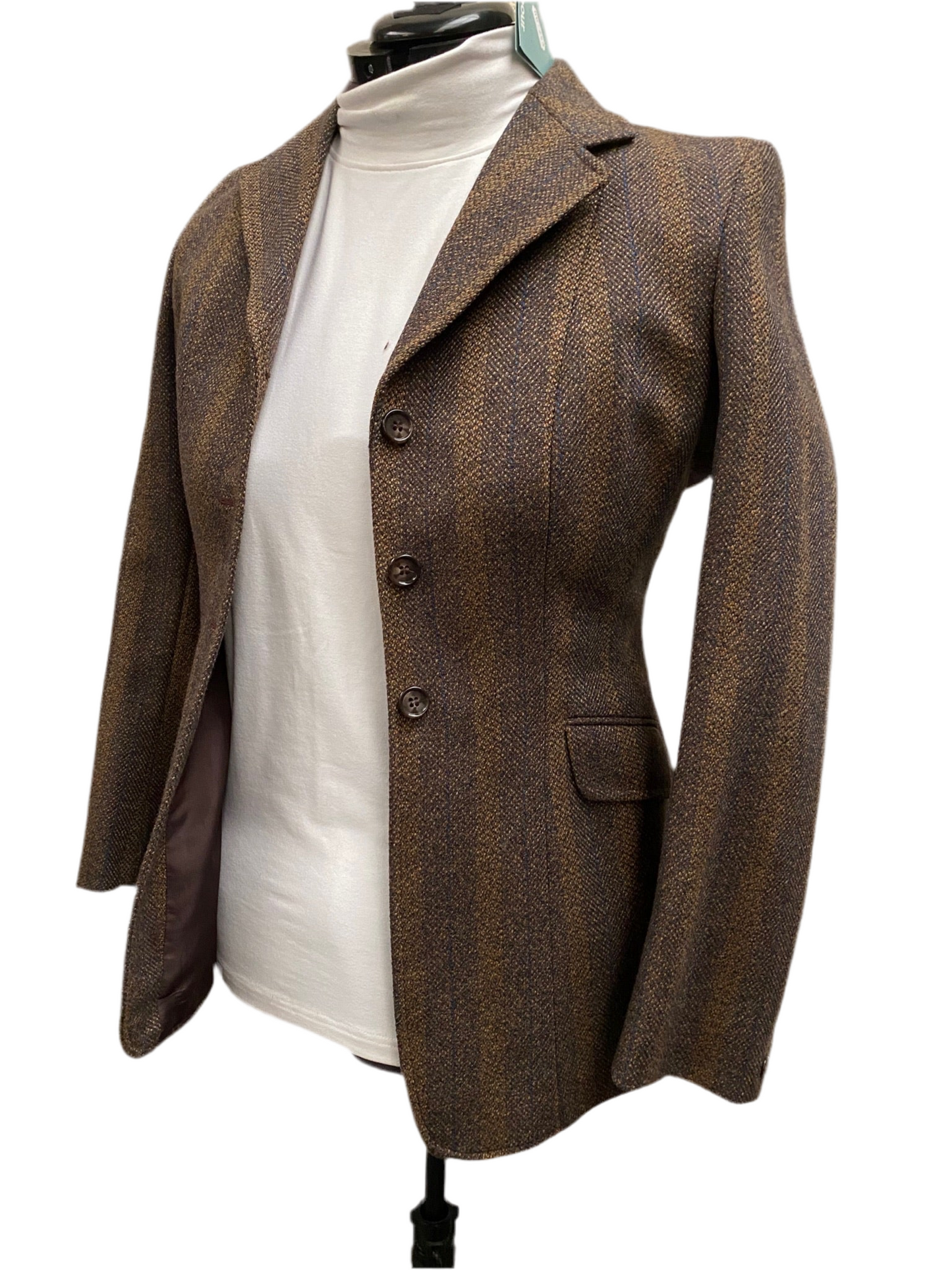 Caldene H104 36" Ladies Tweed Hacking Jacket Wool