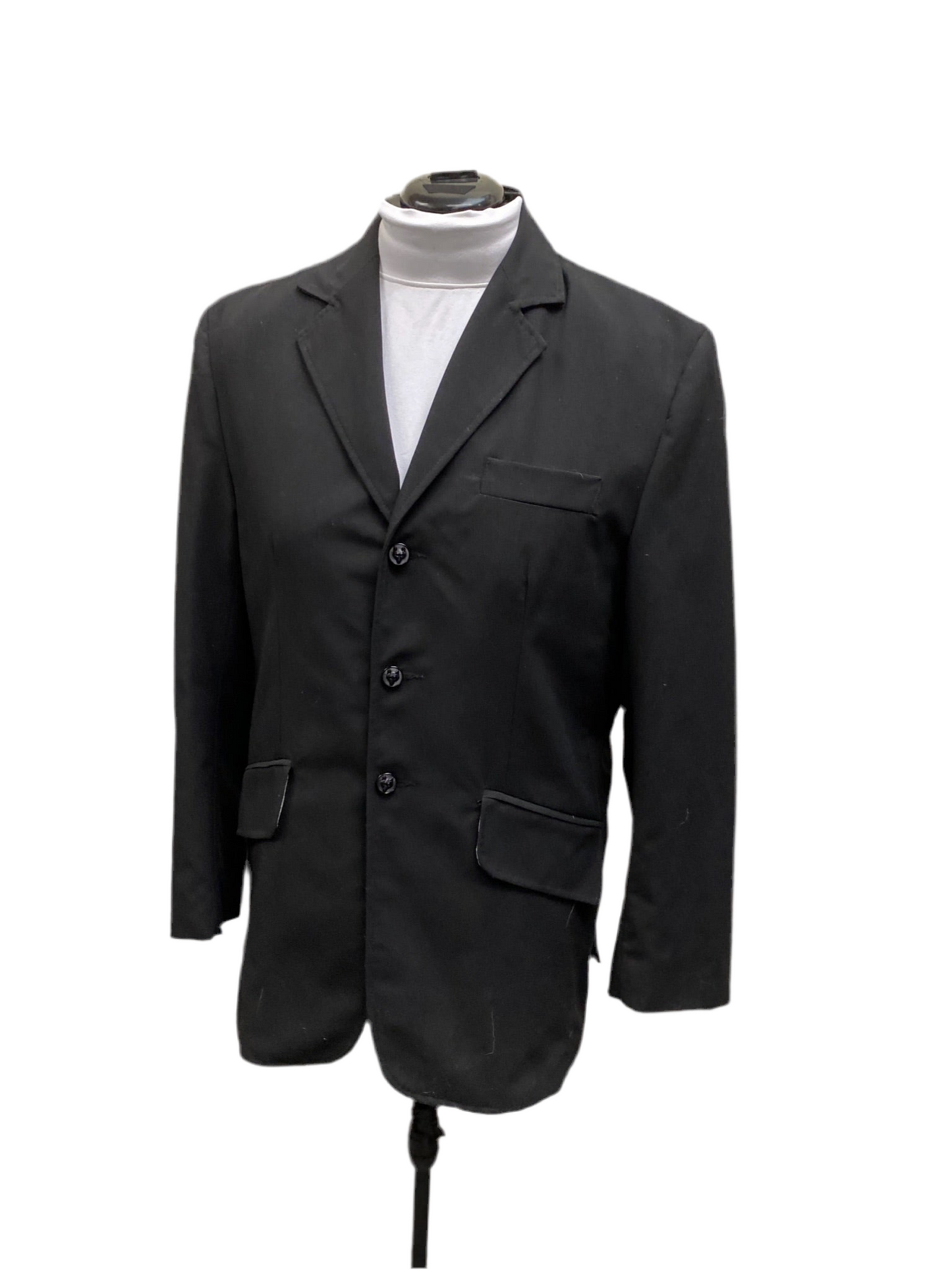 Equetech 42" Mens Black Showing Jacket, Cpmpetition