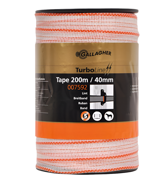 Gallagher 007592 turbo line 40mm Tape 200metres