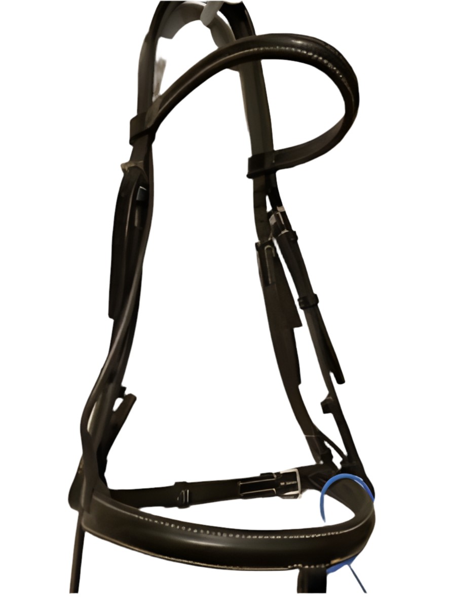 Jeffries Bridle Pony BLACK  Flash 1/2" Cheeks Traditional  8696290