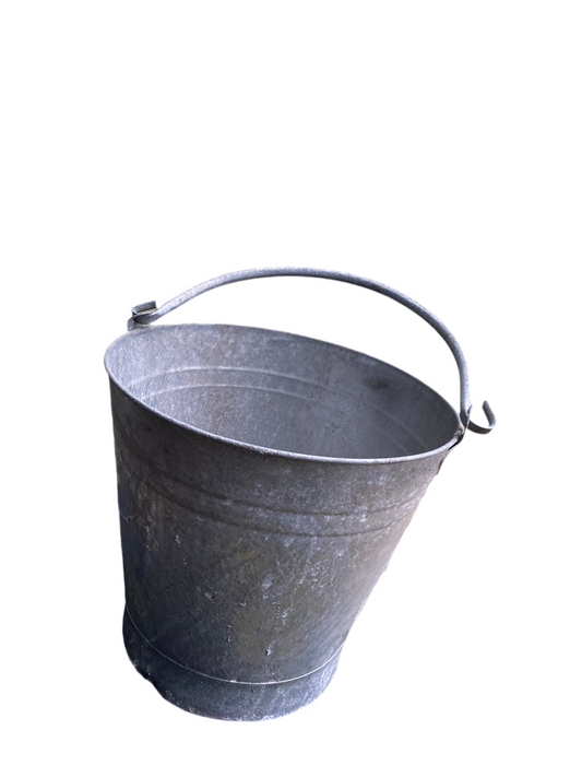 Heavy Duty Galvanised Bucket Vintage 1980's