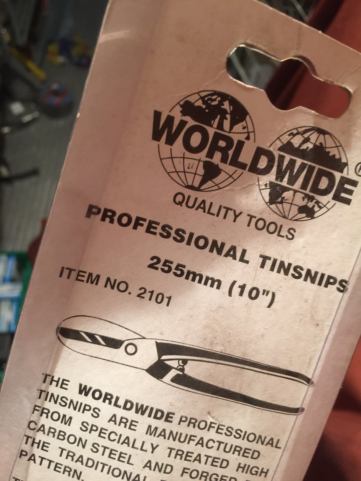 Worldwide Tin Snips 10"  2101