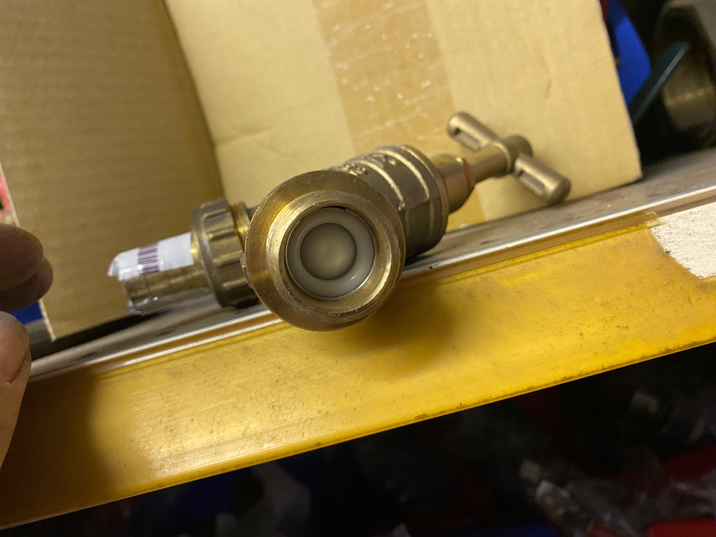 KX & Comap Bibtap with Check valve 3/4" Brass