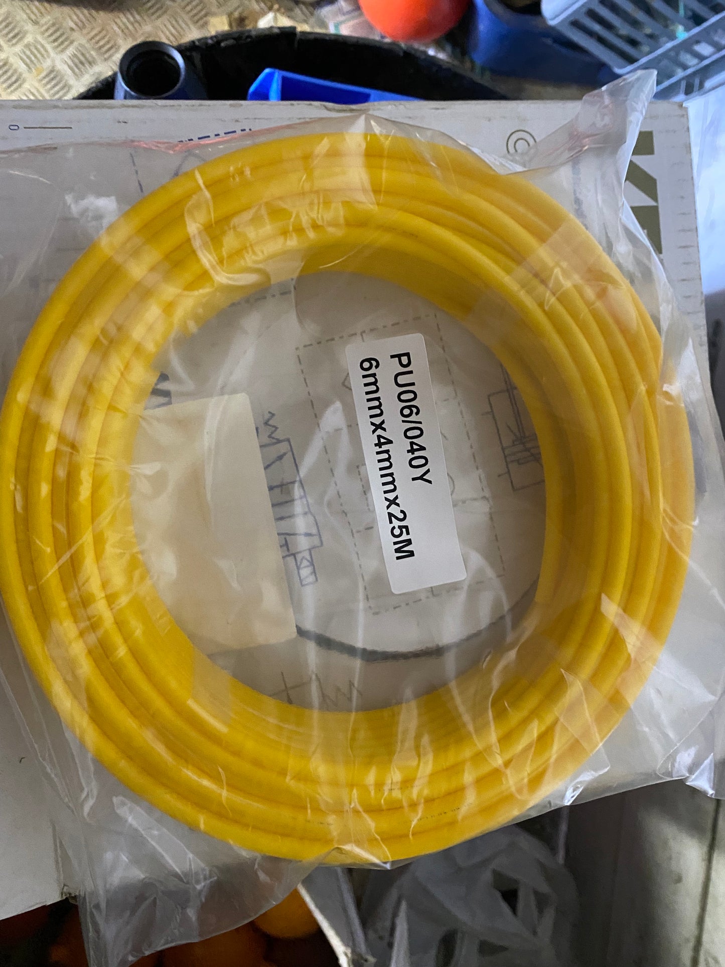 Tubing Polyethylene Coil 6mm OD 4mm ID  25m Coil Kelm K