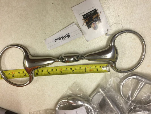 Horse Bit 5 3/4" Eggbut Jointed Hollow Lozenge Link Mark Todd 888073  14.5cm