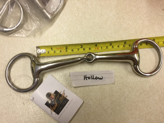 Horse Bit 5 3/4" Eggbut Jointed Bradoon Hollow  Mark Todd 3822  14.5cm