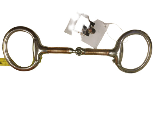 Horse Bit 5" Eggbut Jointed Twisted Copper  Mark Todd 3832 12.5cm