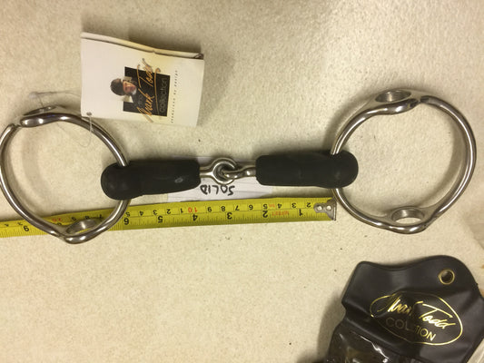 Horse Bit 5" Rubber Covered Cheltenham Gag  Mark Todd 3884 12.5cm