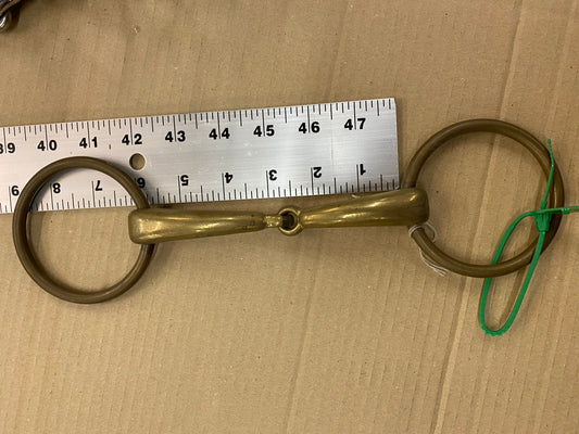 Bit Loose Ring Jointed 5.5" Brass type  3879618 no labels