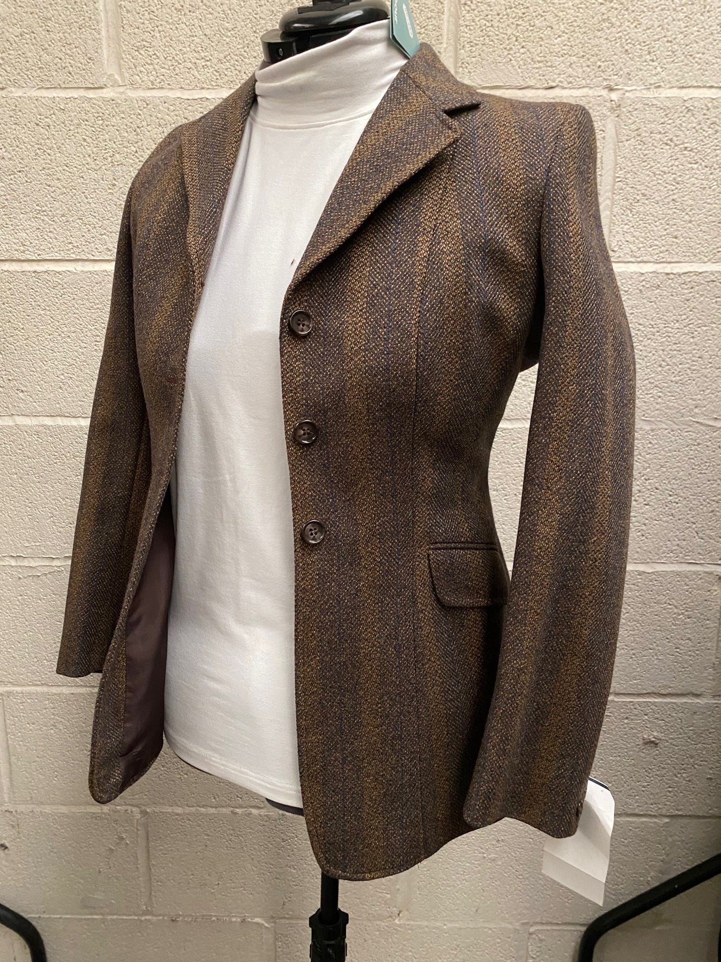 Caldene H104 36" Ladies Tweed Hacking Jacket Wool