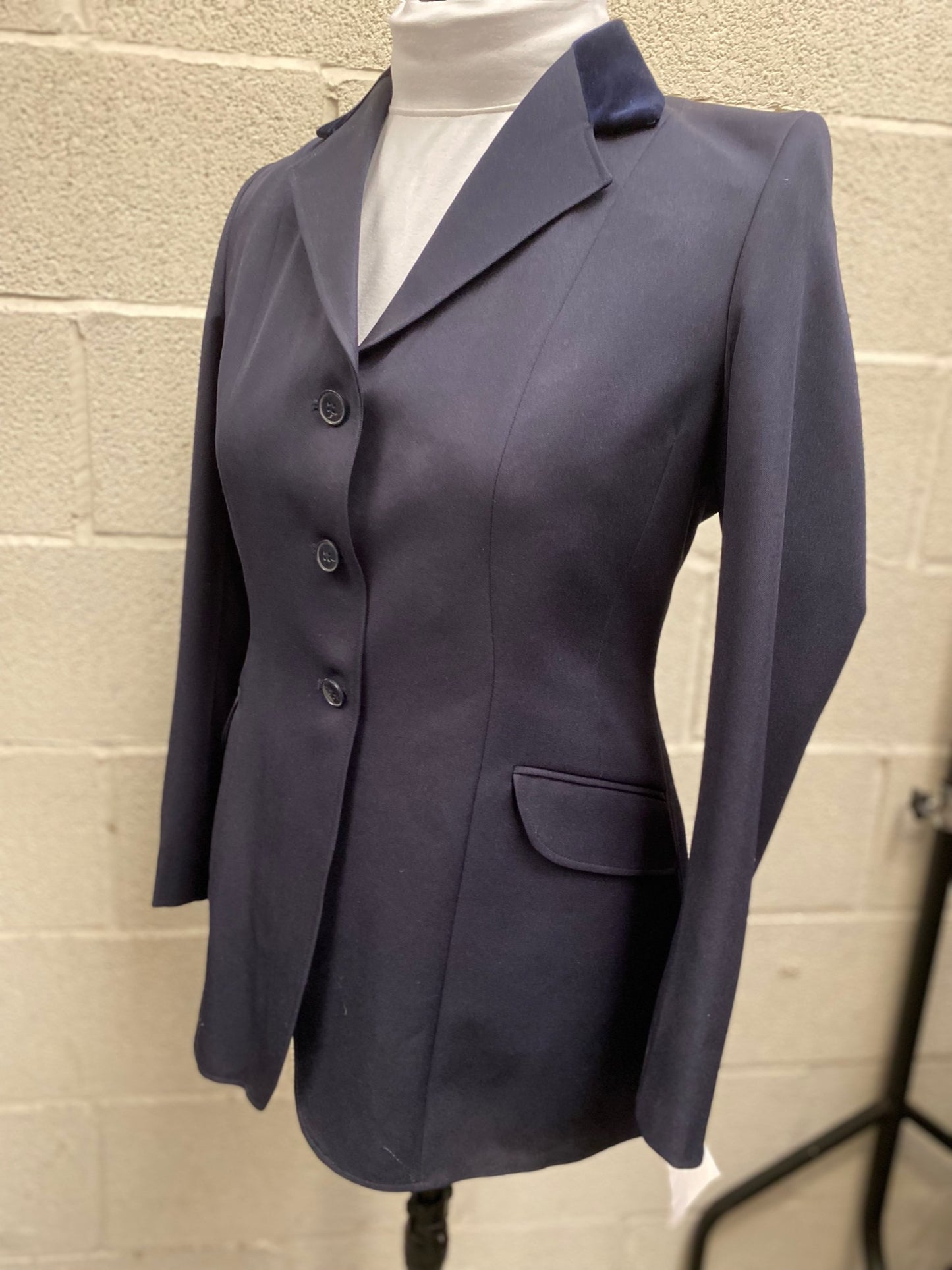 Caldene Ladies 49" Essen Show  Jacket Navy  Grey lining