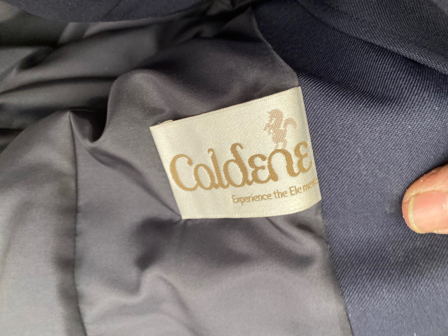 Caldene 40" Essen Navy Lining Ladies Showing Competition Jacket