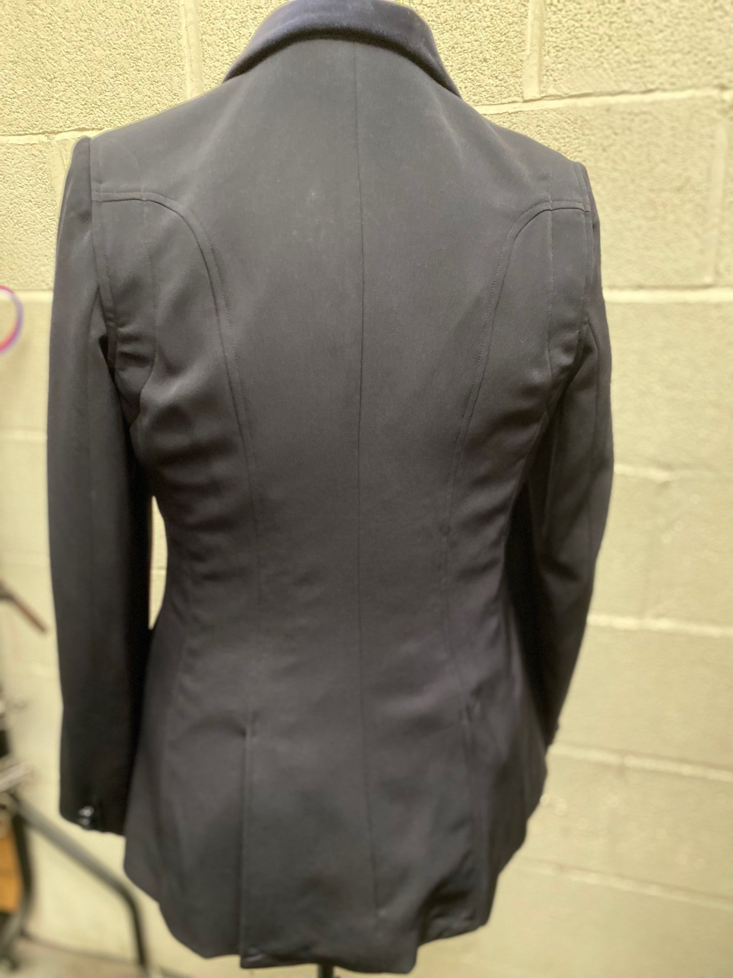 Equetech Navy 38" Ladies Invent Jacket Showing, Competition