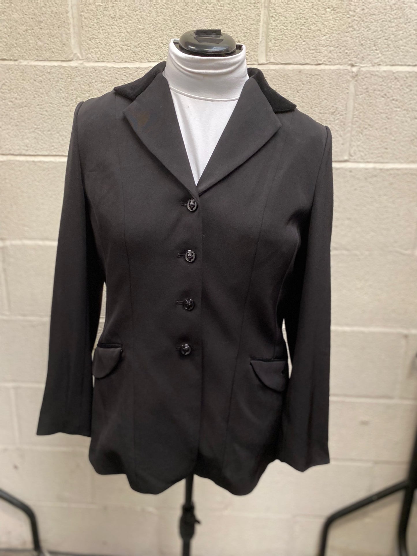 Equetech 40"  Black Ladies Showing Competition Jacket INVENT