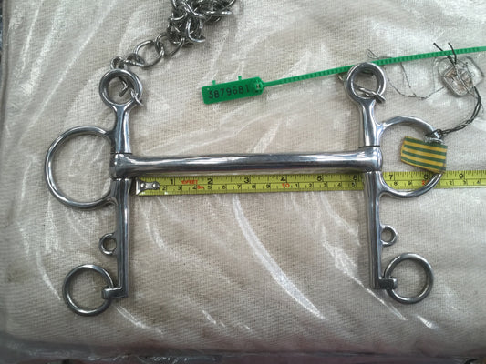 Bit Pelham Mullen 6"  with curb chain  3879681 9682 9685 9688