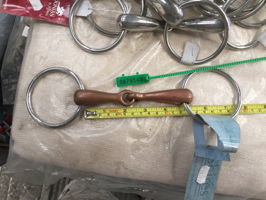Bit Loose Ring Jointed Copper 4.5” Shires 3879642