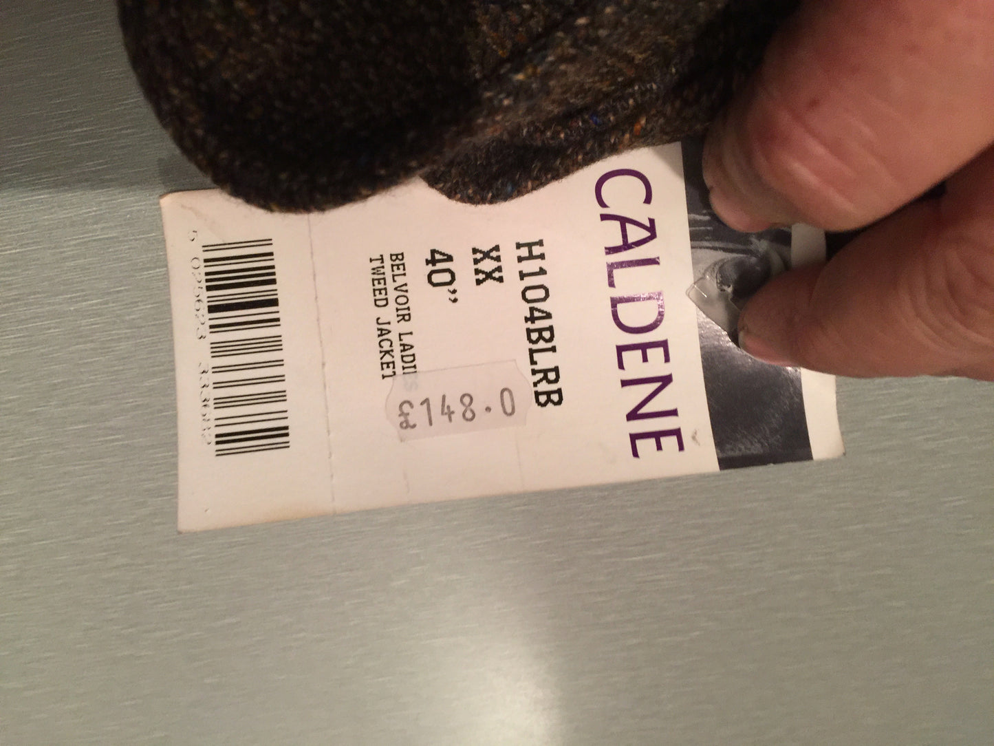 Caldene/Saddlemaster  38" H704 Ladies Tweed Hacking Jacket