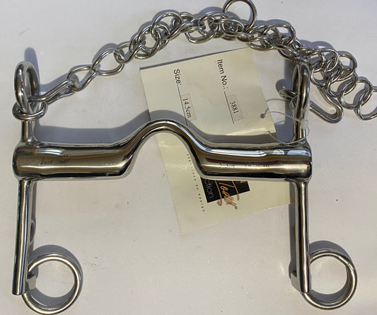Horse Bit 5 3/4 "  Weymouth Fixed Cheek High Port Mark Todd 3881 14.5cm