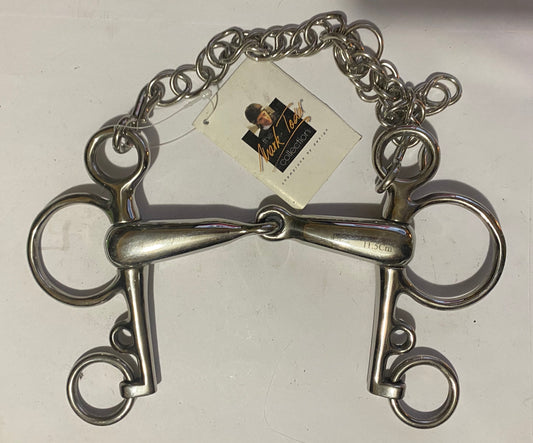 Horse Bit 4.5" Pelham Jointed  Mark Todd 3876 11.5cm