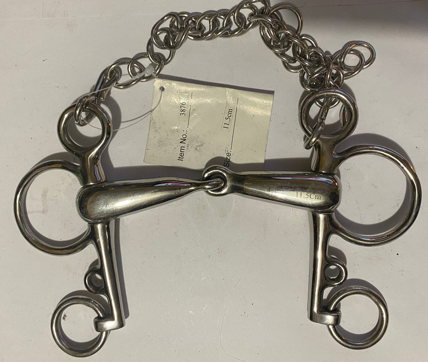 Horse Bit 4.5" Pelham Jointed  Mark Todd 3876 11.5cm