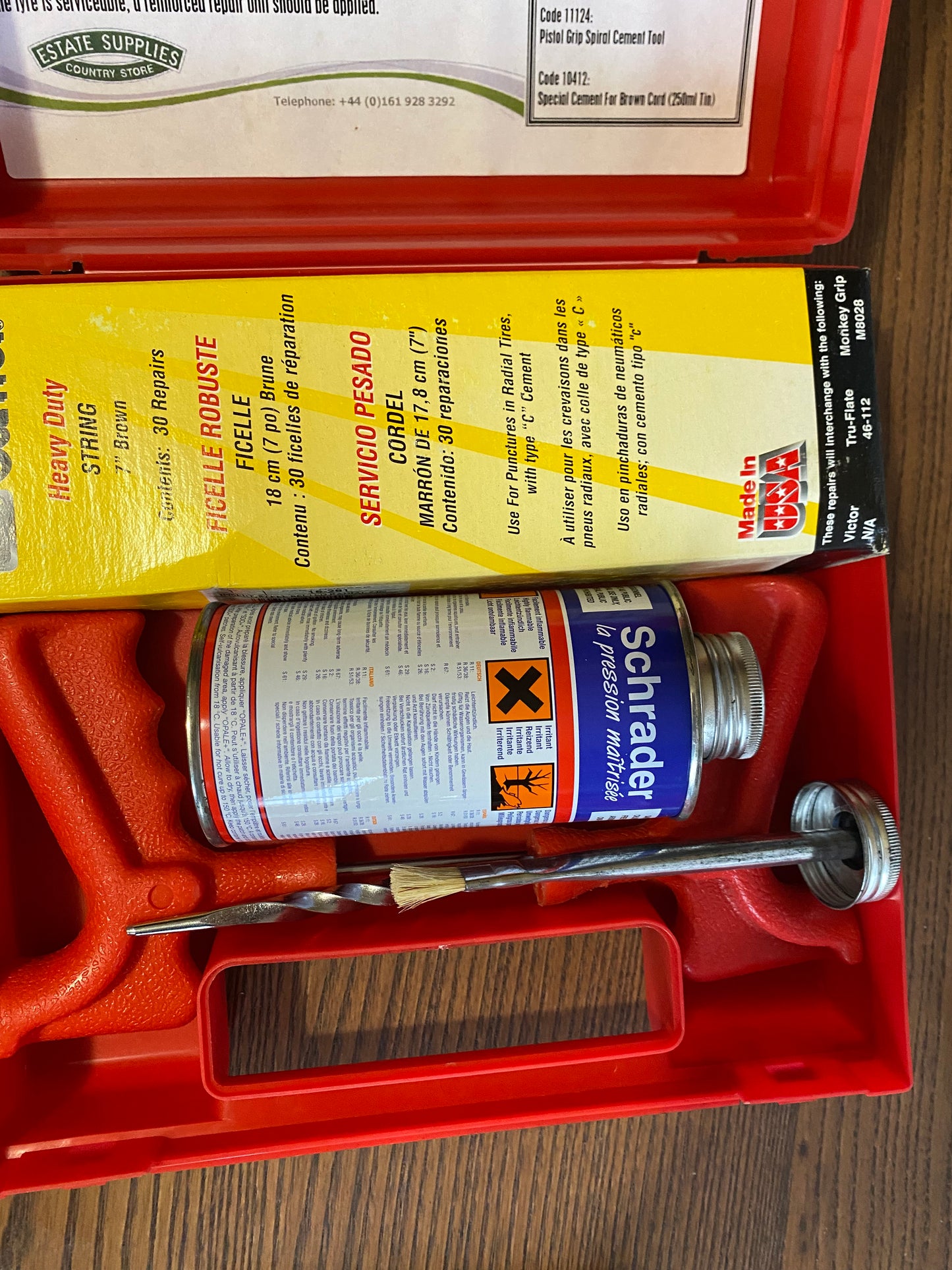 Tyre Repair Kit, Old Stock