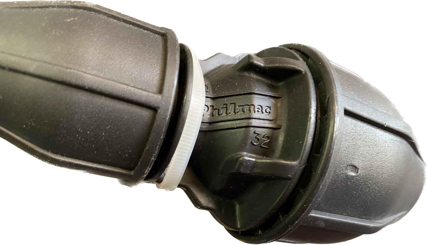 Philmac 32mm - 20mm POL Reducing Joiner Water Pipe Fitting MDPE S2