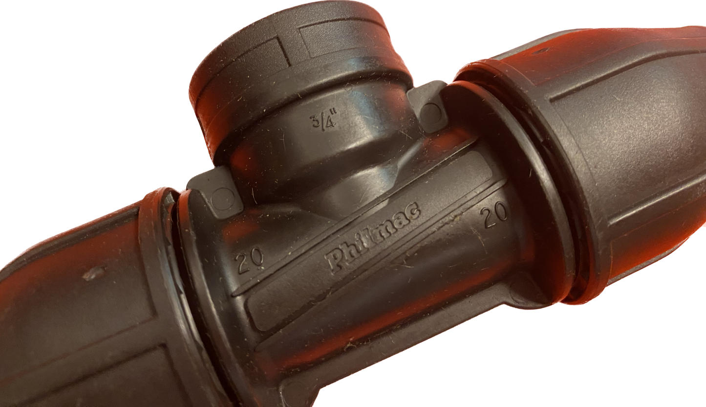 philmac Tee 20mm - 3/4" BSP FI