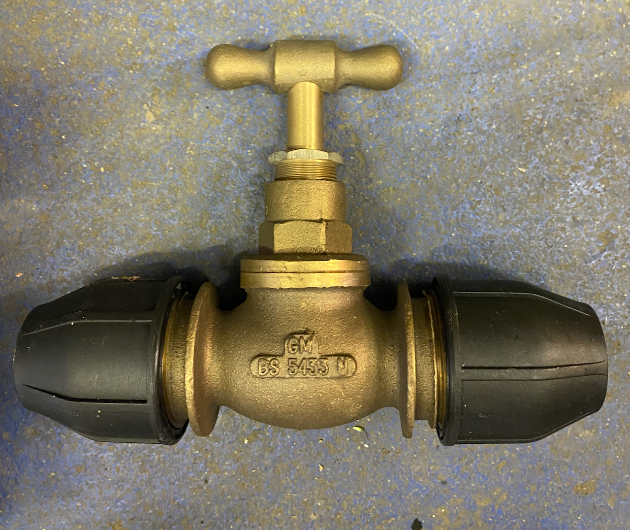 Philmac 32mm 1" Brass Stop Cock