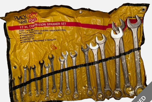 Blackspur  17 Piece Combination Spanner Set